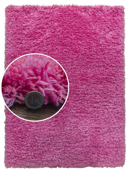 Pink Shaggy Rug - Lavish