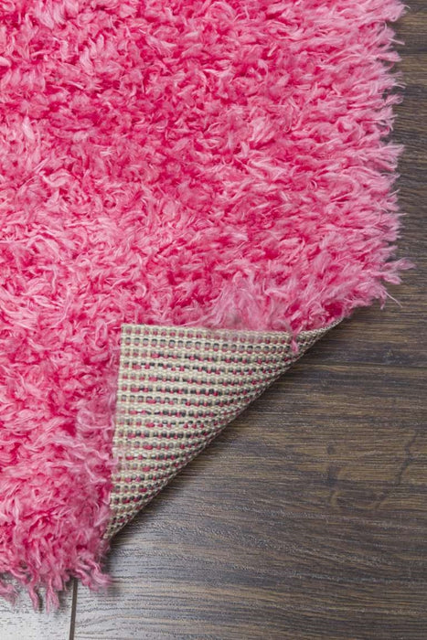 Pink Shaggy Rug - Lavish