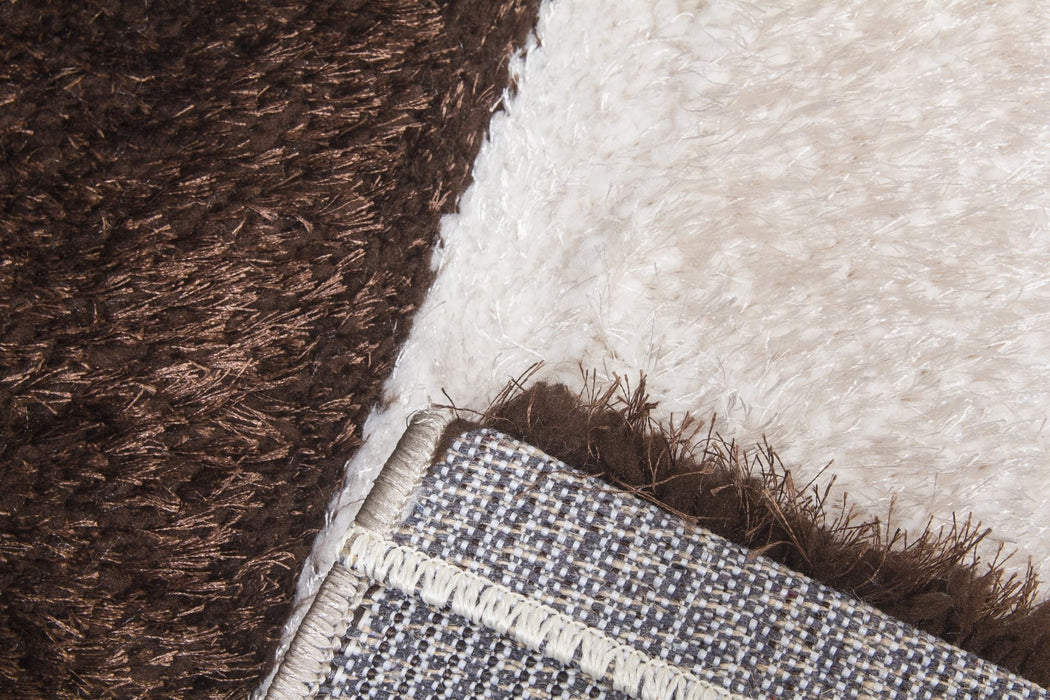 Luxus Cascade - 3D Shaggy Rug - Beige