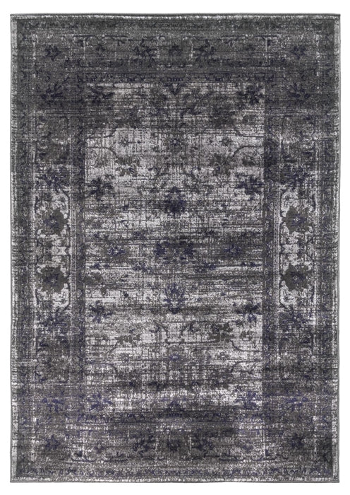 Grey Distressed Rug - Vintage Timeless