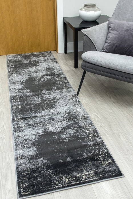 Vintage Classic Runner Rug - Charcoal