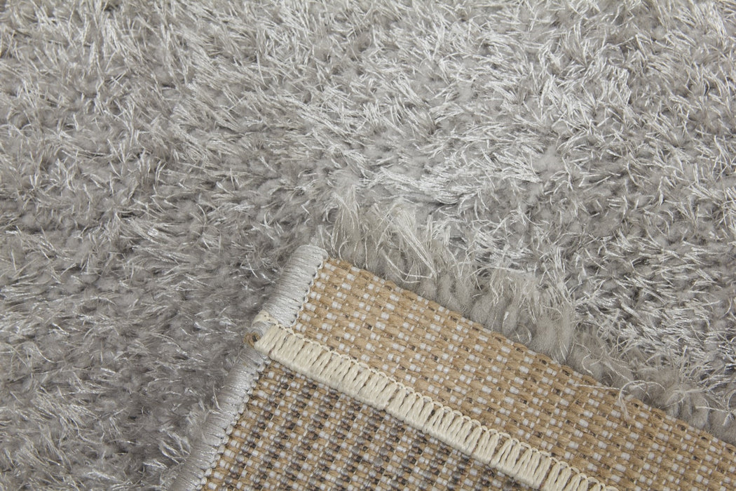 Grey Shaggy Rug - Plush