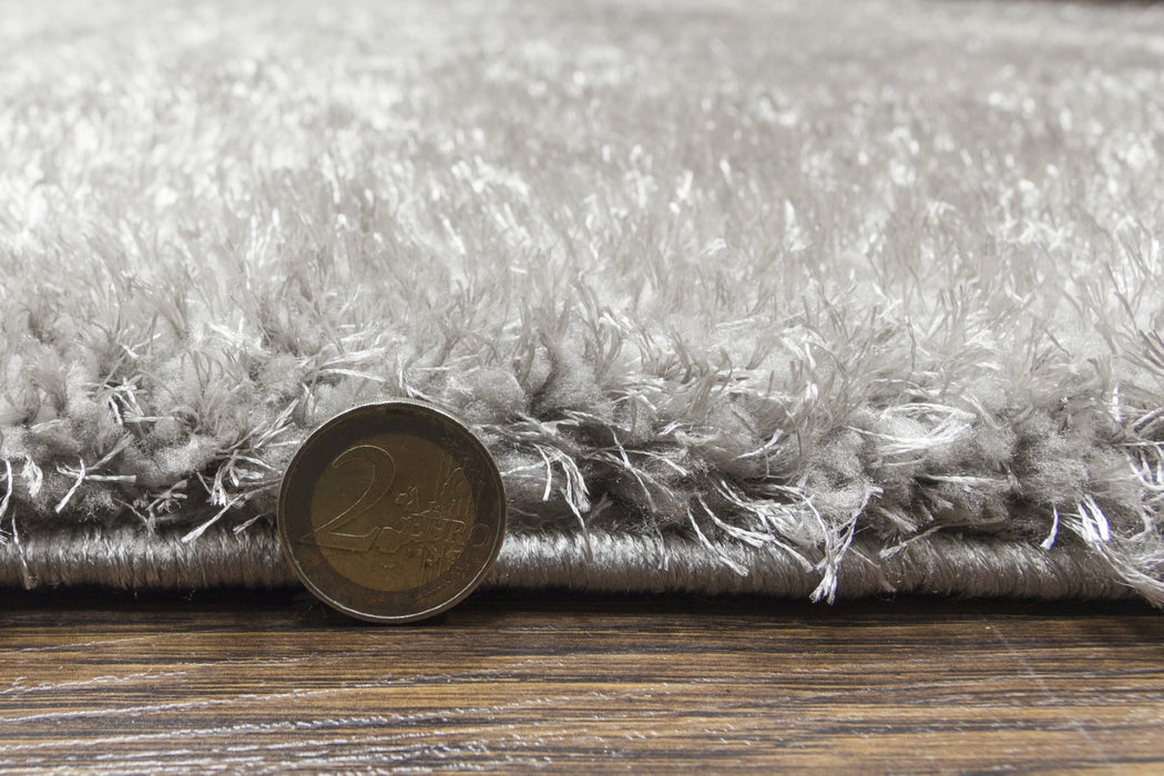 Grey Shaggy Rug - Plush