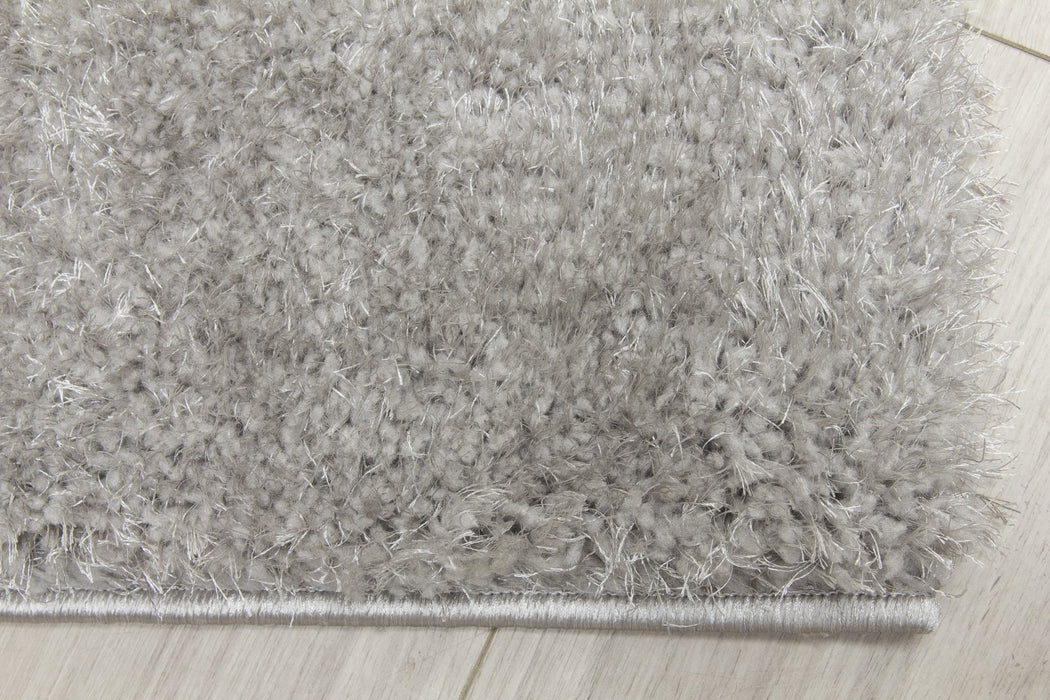 Grey Shaggy Rug - Plush