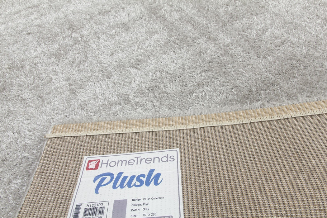 Grey Shaggy Rug - Plush