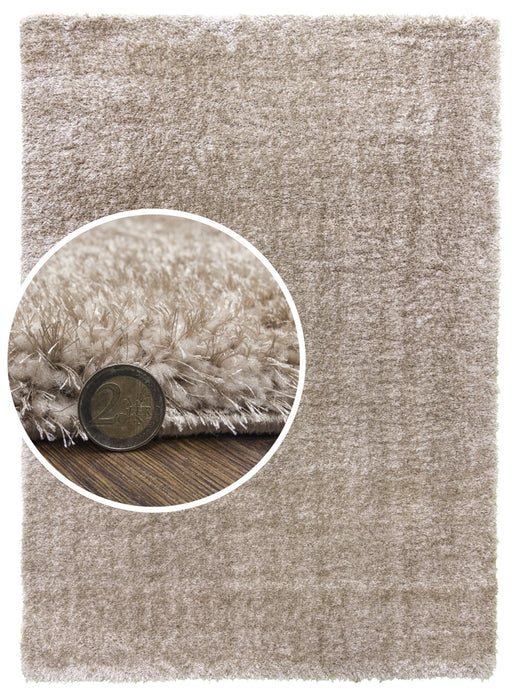 Beige Shaggy Rug - Plush