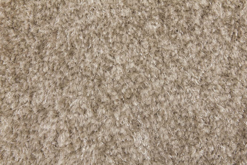 Beige Shaggy Rug - Plush