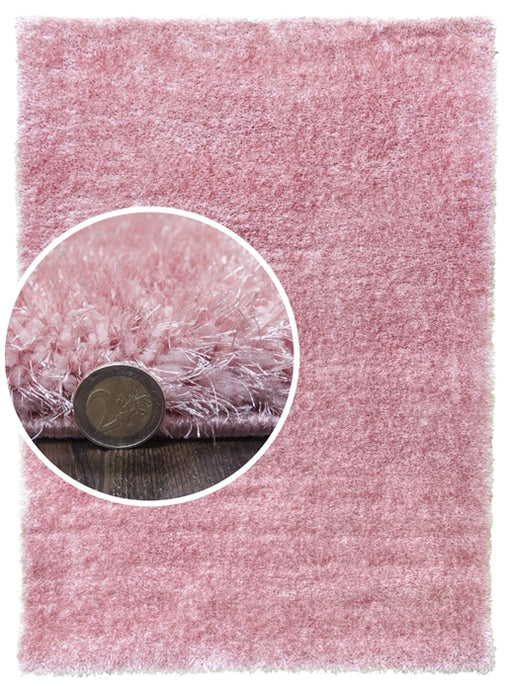 Blush Pink Shaggy Rug - Plush