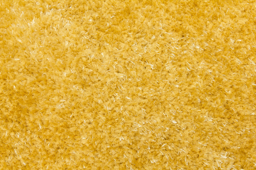 Yellow Shaggy Rug - Plush