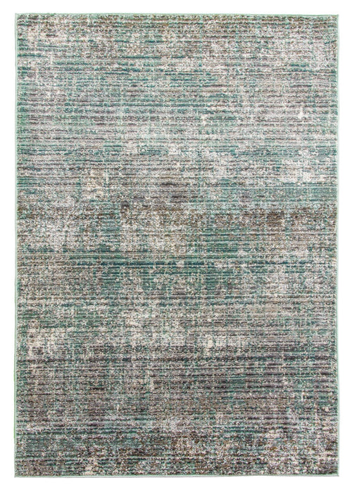 Green Abstract Rug - Mystique Bohemian