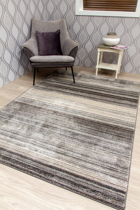 Grey Stripes Rug - Mystique Linea