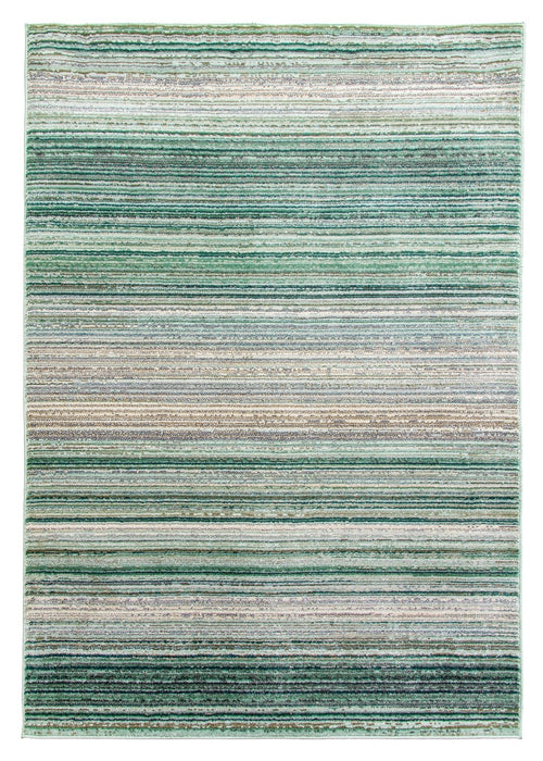 Green Stripes Rug - Mystique Linea