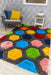 paradise-honeycomb-3d-shaggy-rug-multicoloured