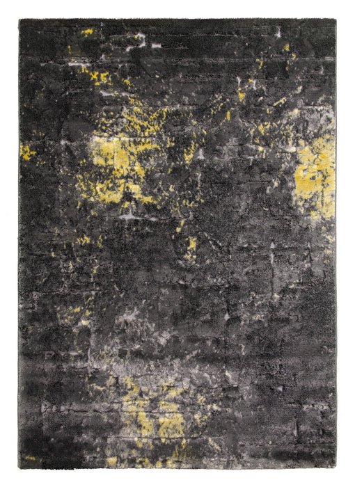 Yellow Grey Abstract Rug - Bellini Mirage