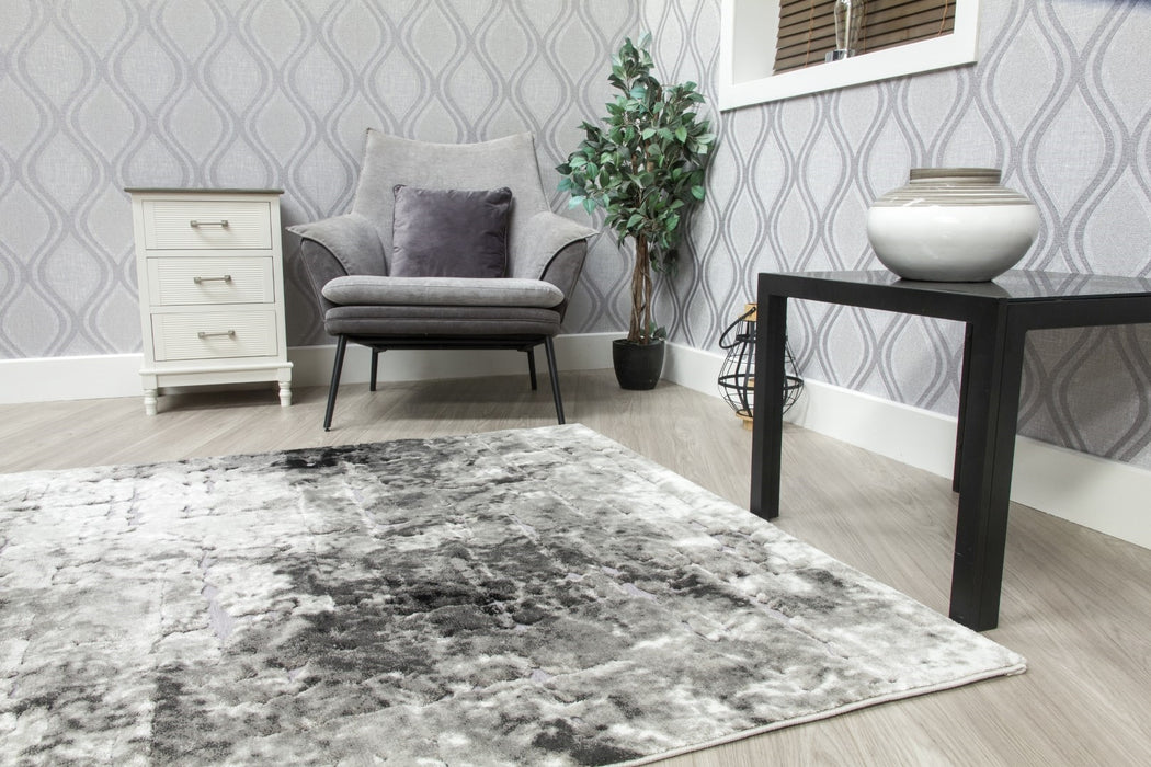 Light Grey Abstract Rug - Bellini Mirage