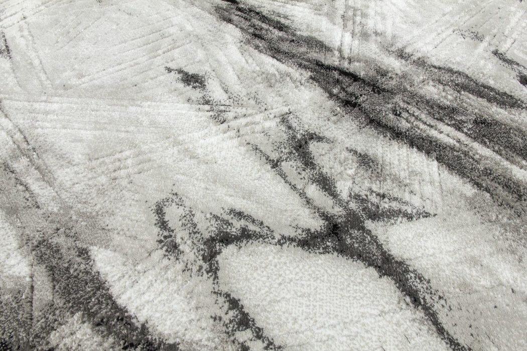 Grey Abstract Rug - Bellini Quartz