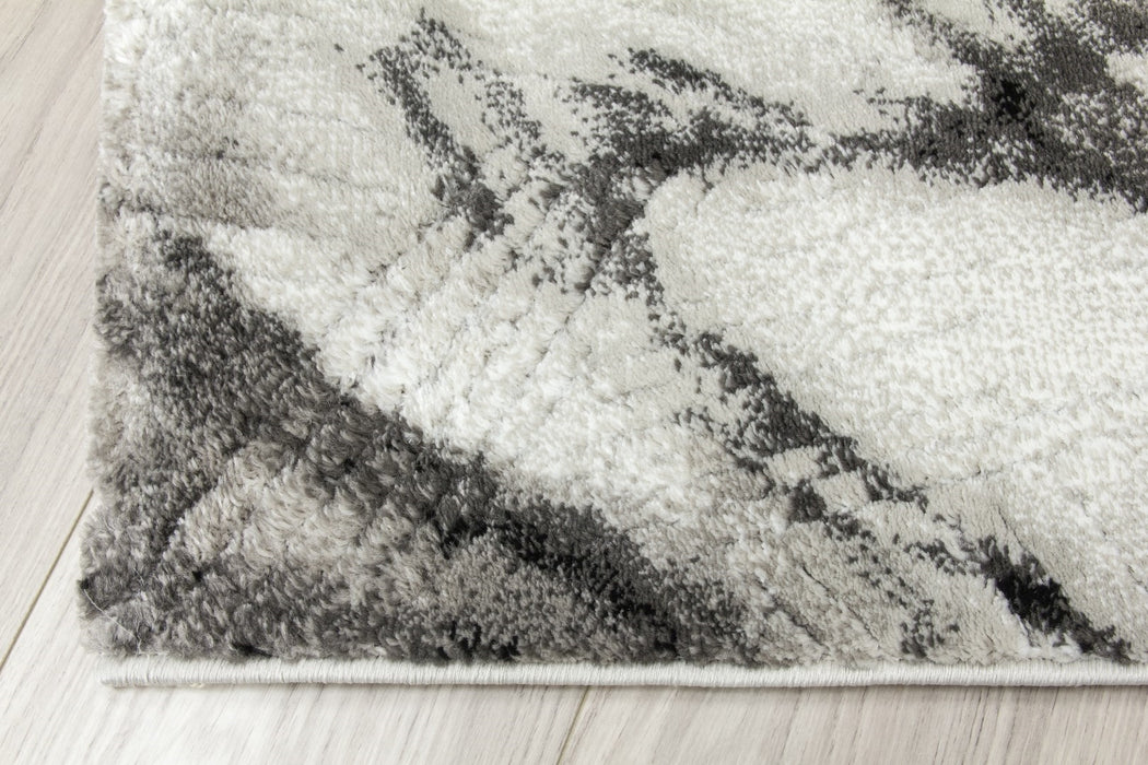 Grey Abstract Rug - Bellini Quartz