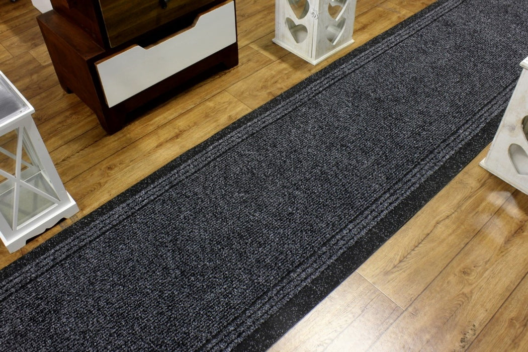 Sydney Cut-to-Measure Kitchen/Hall Mat - Black