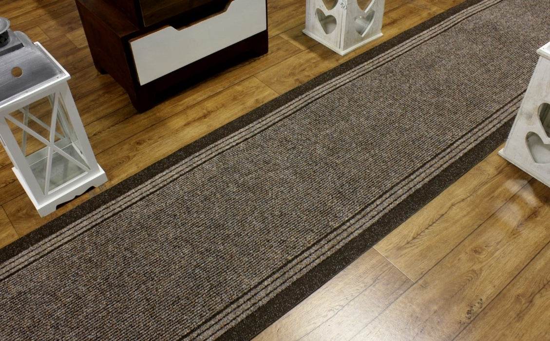 Sydney Cut-to-Measure Kitchen/Hall Mat - Brown