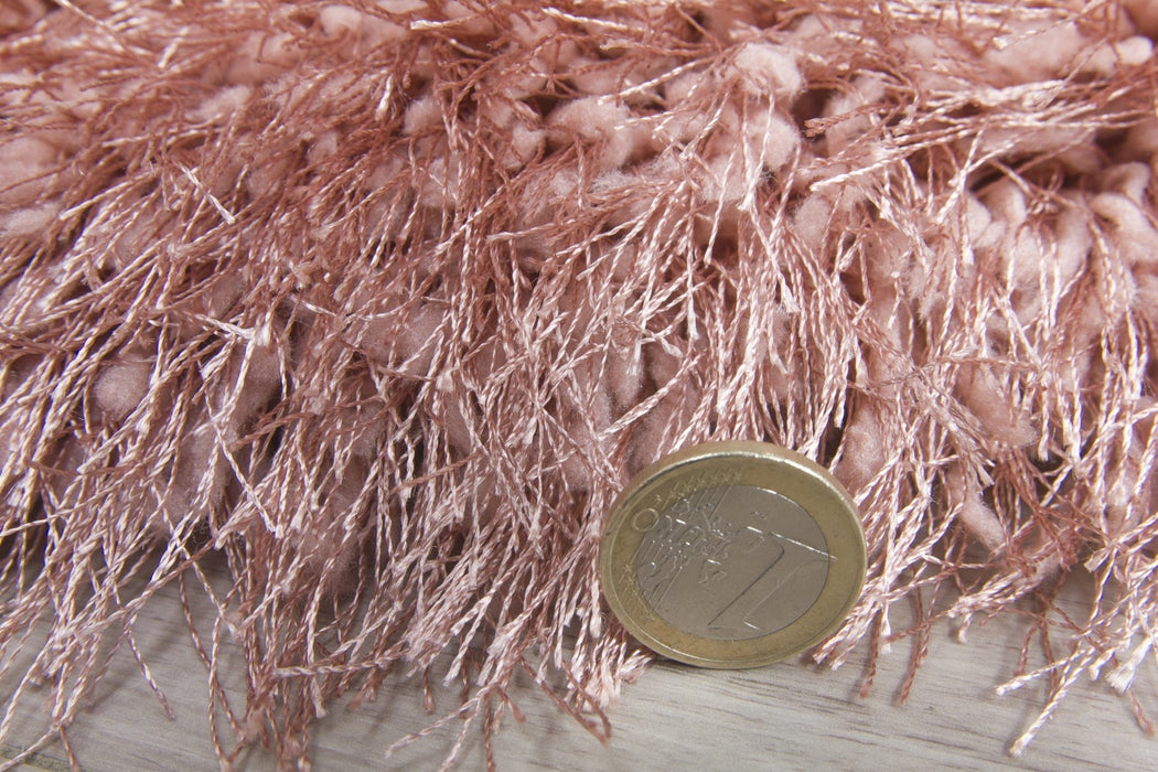 Pink Shaggy Rug - Bentley