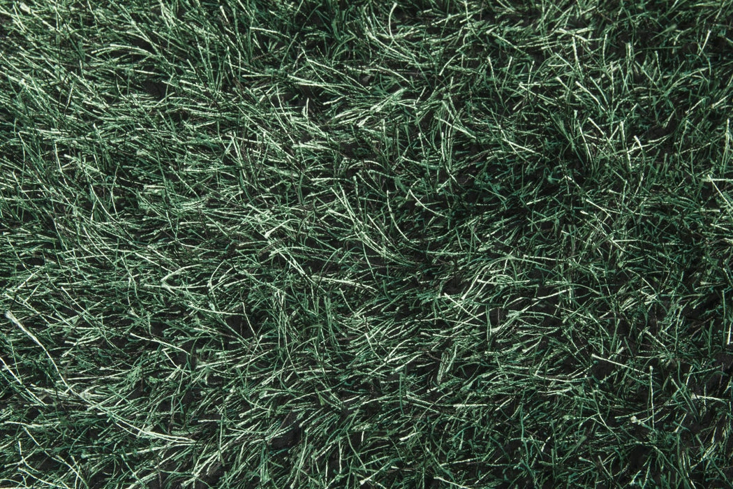 Green Shaggy Rug - Bentley