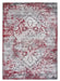 Antika Medallion Distressed Rug - Red