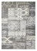 Greige Patchwork Rug - Antika