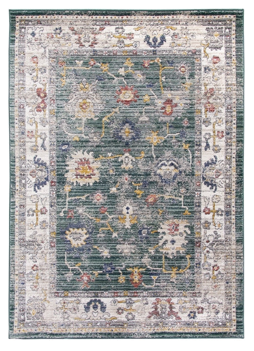 boho vesta green rug