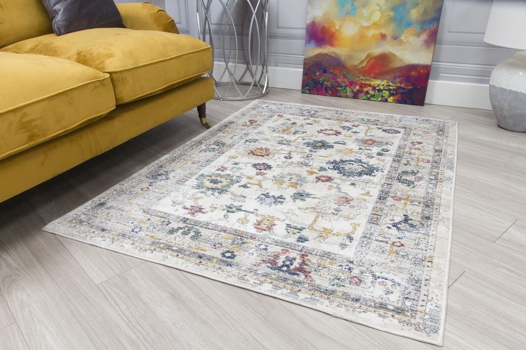 Natural Distressed Rug - Boho Vesta