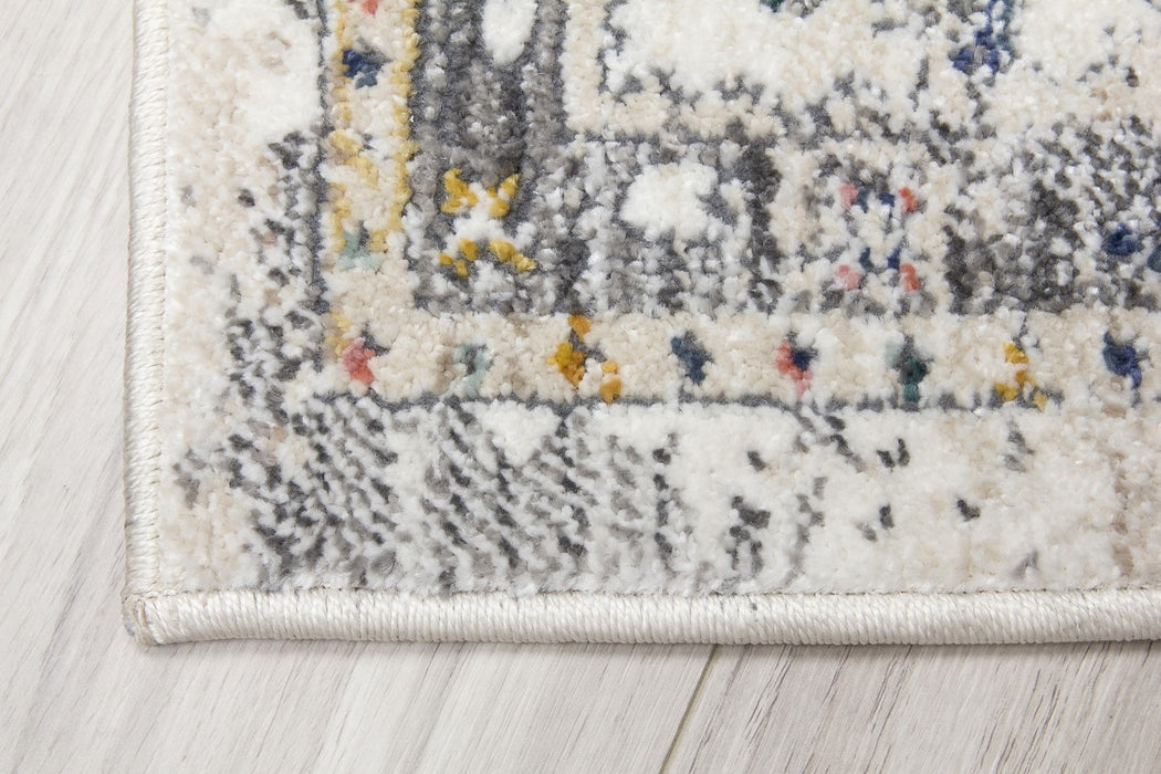 Natural Distressed Rug - Boho Vesta