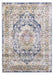 boho medallion blue rug