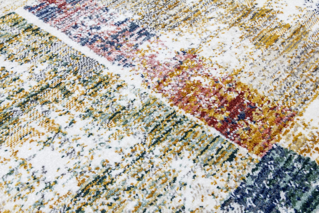 Multicoloured Abstract Rug - Boho Mosaic