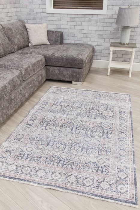 Grey Cream Modern Rug - Modena Treviso