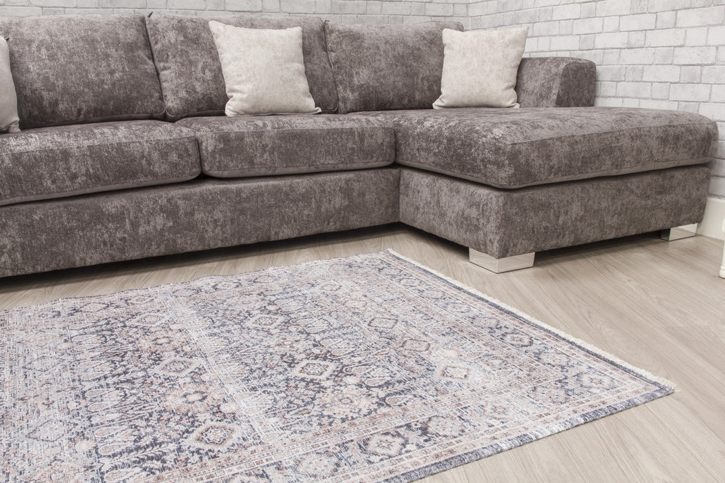 Grey Cream Modern Rug - Modena Treviso