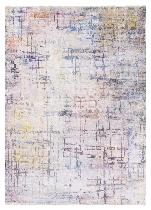 Multicoloured Abstract Modern Rug - Modena Starburst