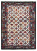 multicoloured modern rug modena inca