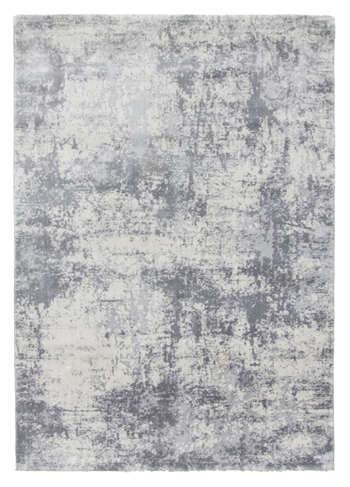 Grey Cream Abstract Rug - Rococo Sorolla