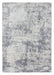 Grey Cream Abstract Rug - Rococo Sorolla