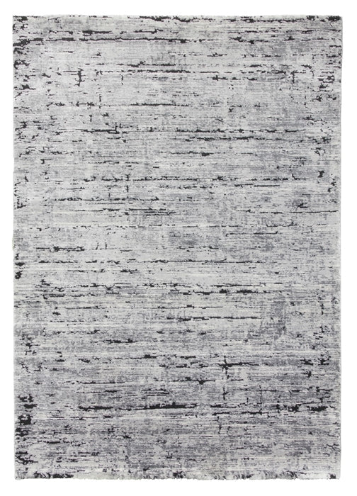 Grey Abstract Rug - Rococo Crevassi