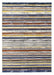 multicoloured stripes modern rug carousel