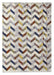 multicoloured chevron modern rug carousel