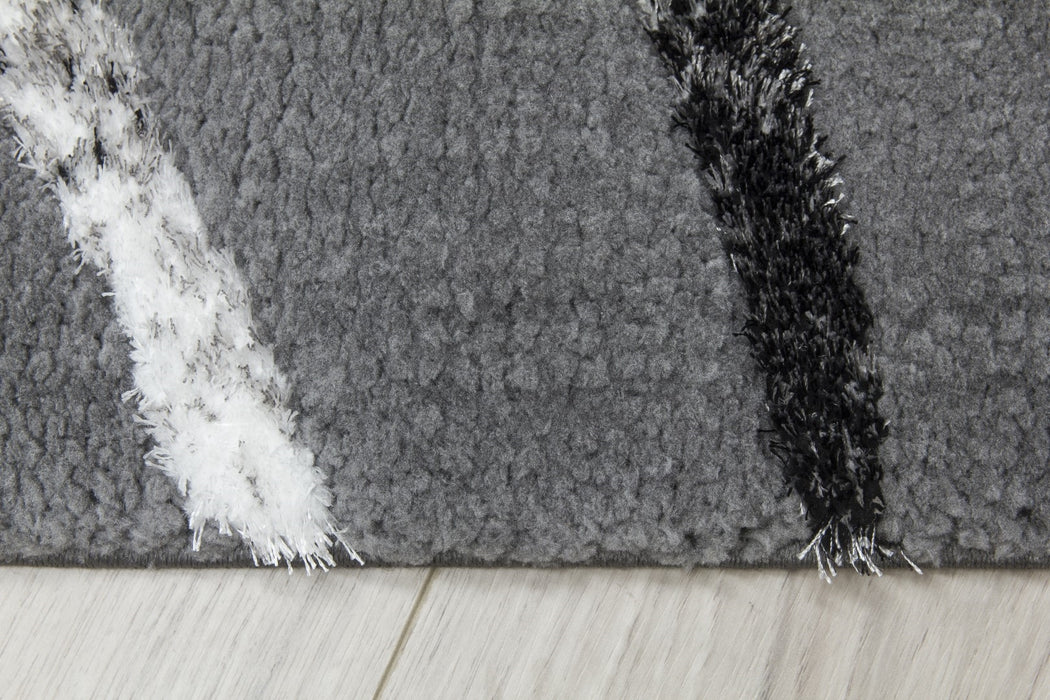 Grey Modern Rug - Synergy Radiance