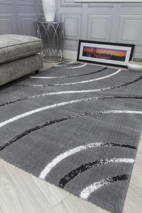 Grey Modern Rug - Synergy Radiance