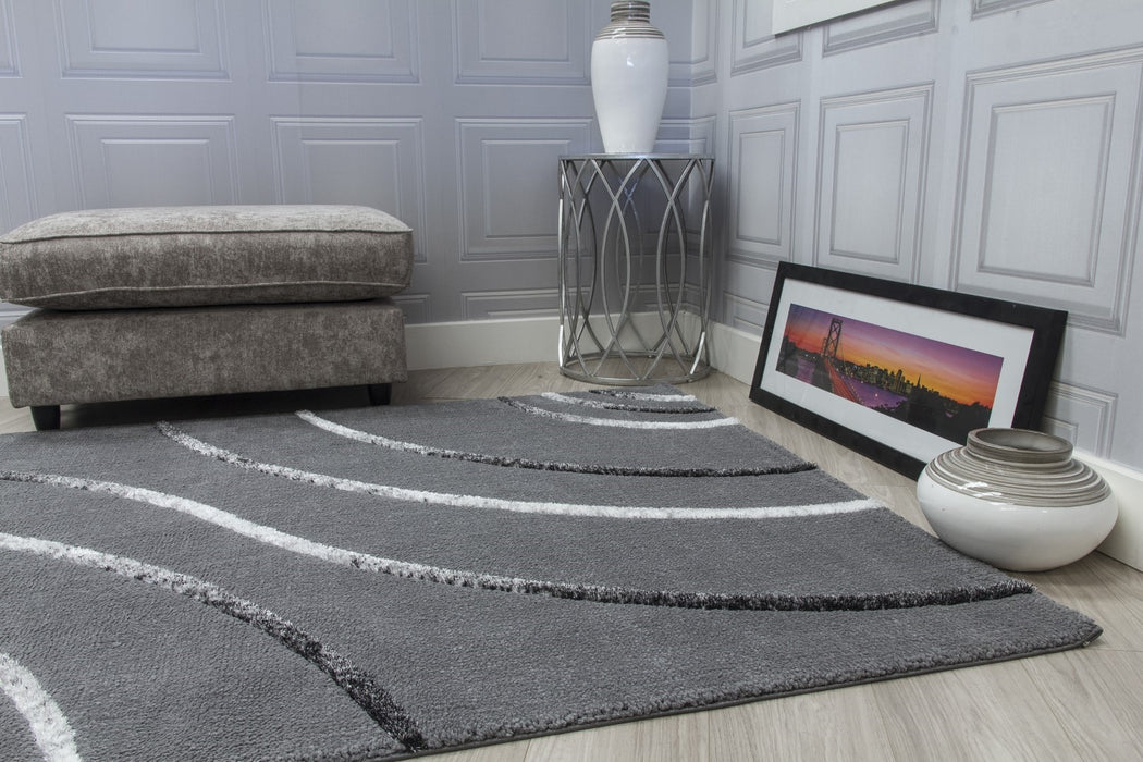 Grey Modern Rug - Synergy Radiance