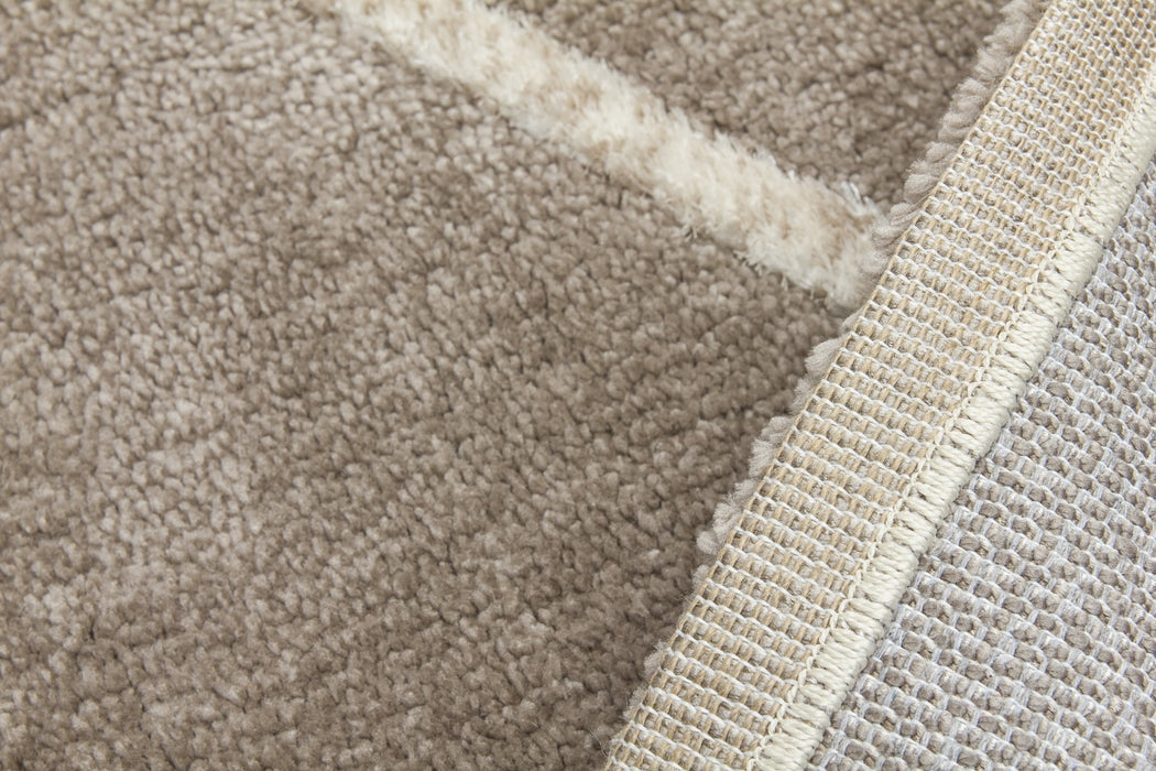 Taupe Modern Rug - Synergy Connex