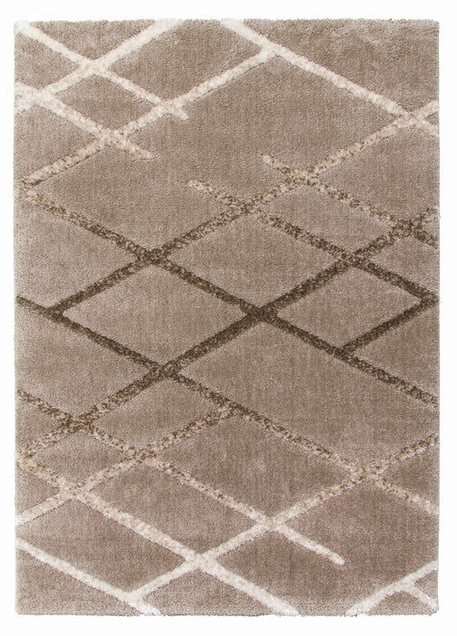 Taupe Modern Rug - Synergy Connex