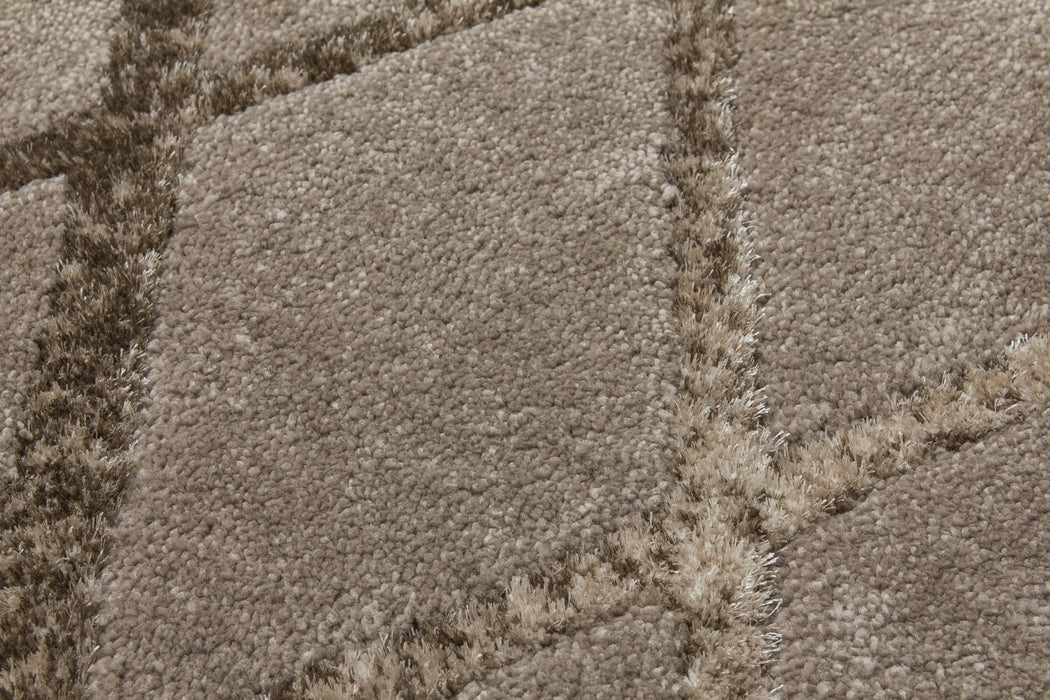 Taupe Modern Rug - Synergy Connex