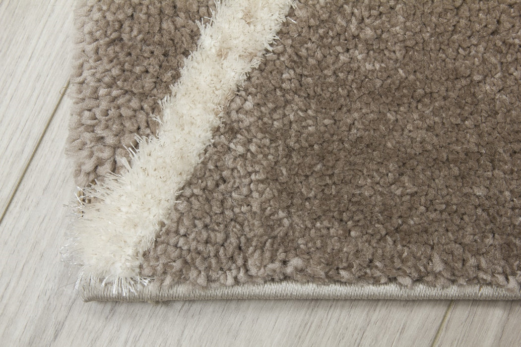 Taupe Modern Rug - Synergy Connex