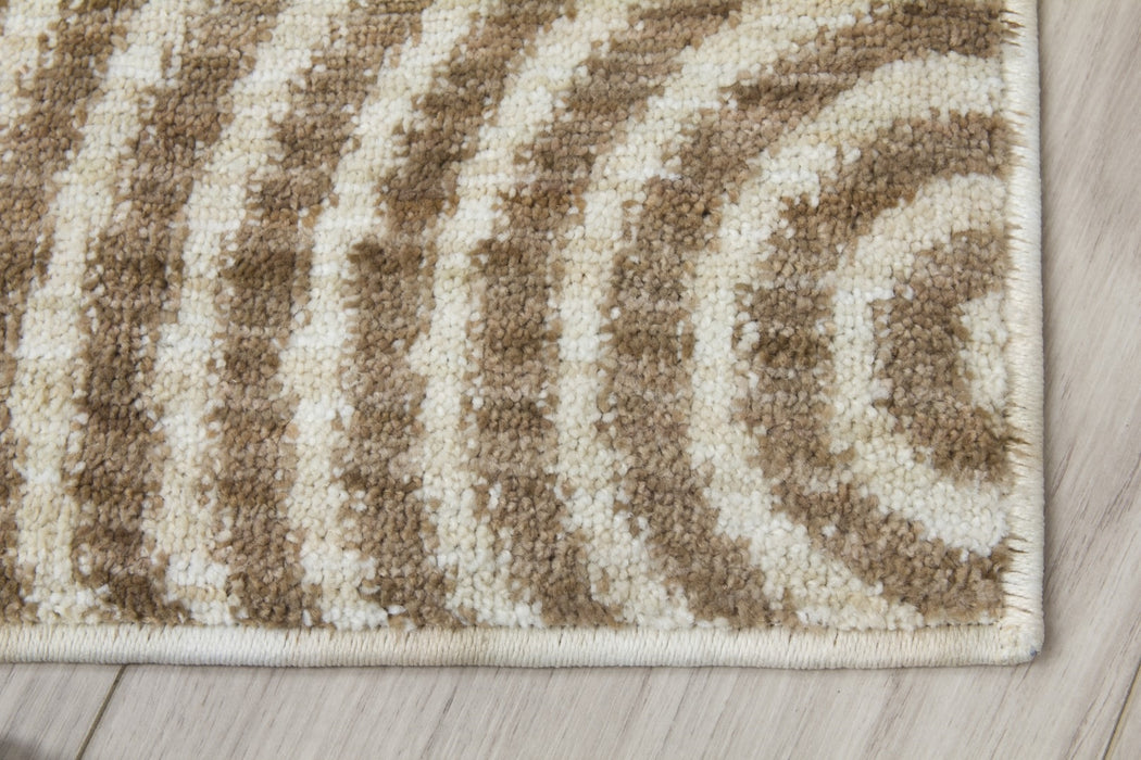 Cream Modern Rug - Revive Arco