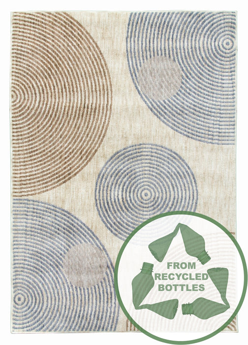 Cream Modern Rug - Revive Arco